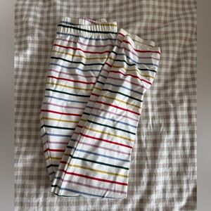 Hanna Andersson rainbow stripe leggings girls 12
